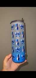 Blue Glass Ombre tumbler 25oz