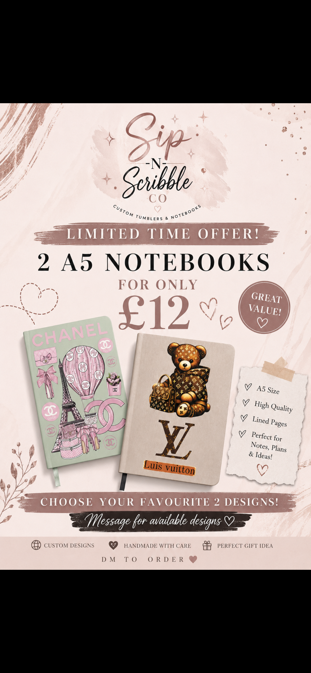 2 A5 Notebooks